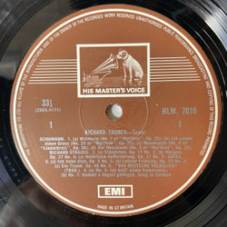 Винтажная виниловая пластинка Richard Tauber, Grieg, Kalman, Lehar, Mozart, Schumann, R. Strauss, Arias And Songs By (Англия 1972)