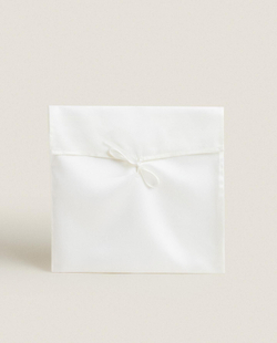 Zara Home - Простыня из 100% тутового шелка, экрю, 240x280 см