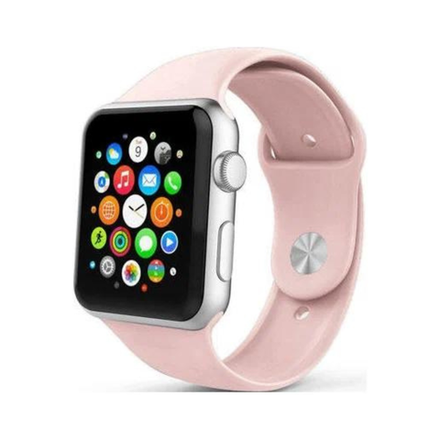 Силиконовый ремешок Apple Watch, 38/40/41, S/M, пудра