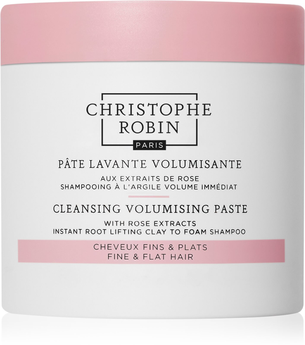Christophe Robin Cleansing Volumizing Paste with Rose Extract - отшелушивающий шампунь для увеличения объема волос /   250  ml  / GTIN 5056379589689