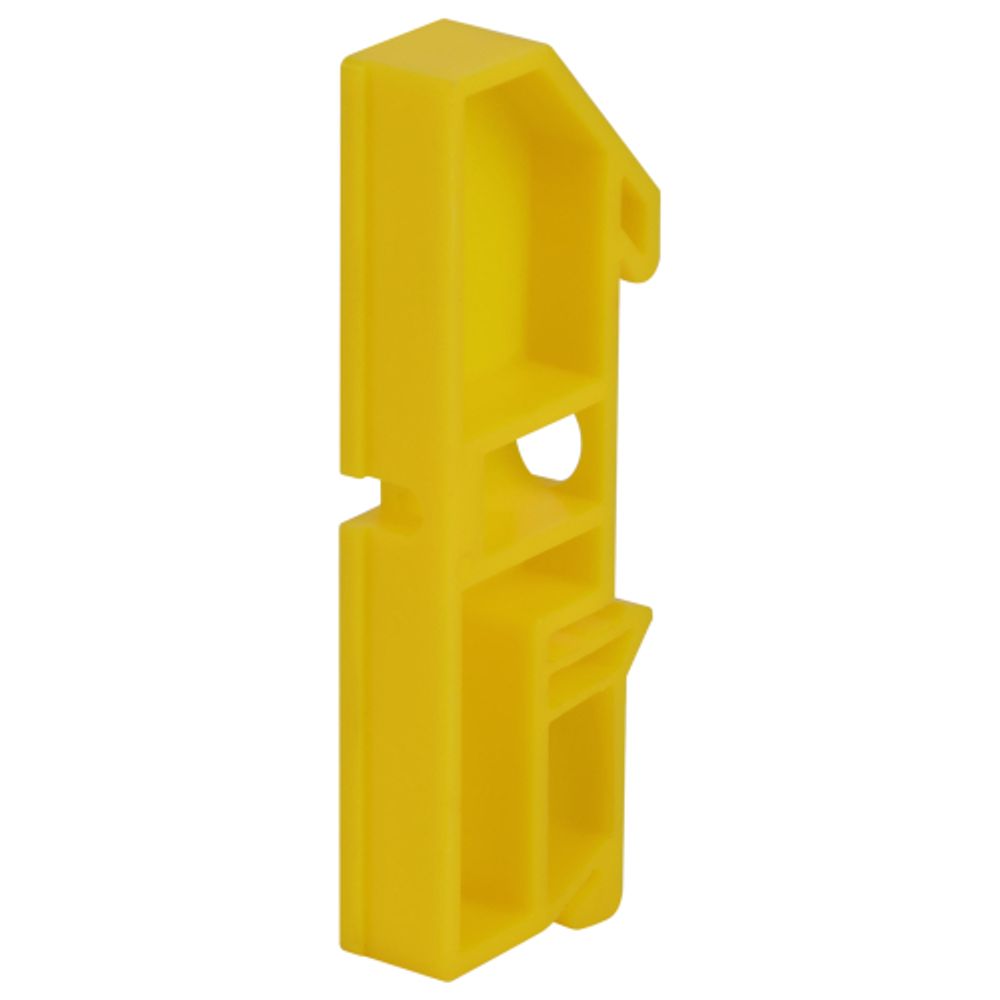 Изолятор для шин ЭРА NO-224-66 на DIN-рейку желтый | Шины N, PE, PEN