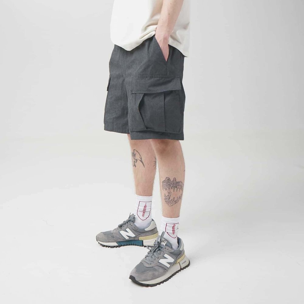 Шорты Меч SS24 Cargo Dyed Pebble Grey темно-серые