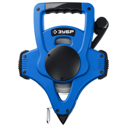 ЗУБР 50 м, геодезическая стальная мерная лента, Профессионал (34170-50)