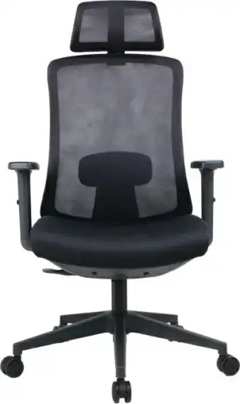 Кресло персонала Sunon Point CAD81SW Сетка/Ткань черная
