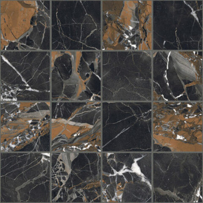 Мозаика BIJOUX OMBRE CARAVAG GLO 6MM MOS  (7.5x7.5) (767617)