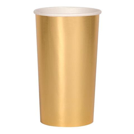 Высокие стаканы "Gold" 8 шт.
