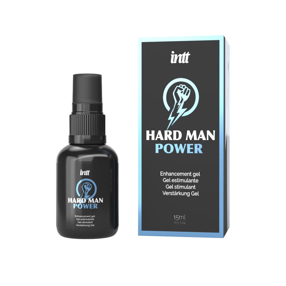 Стимулирующий гель intt hard man power для мужчин 15 мл