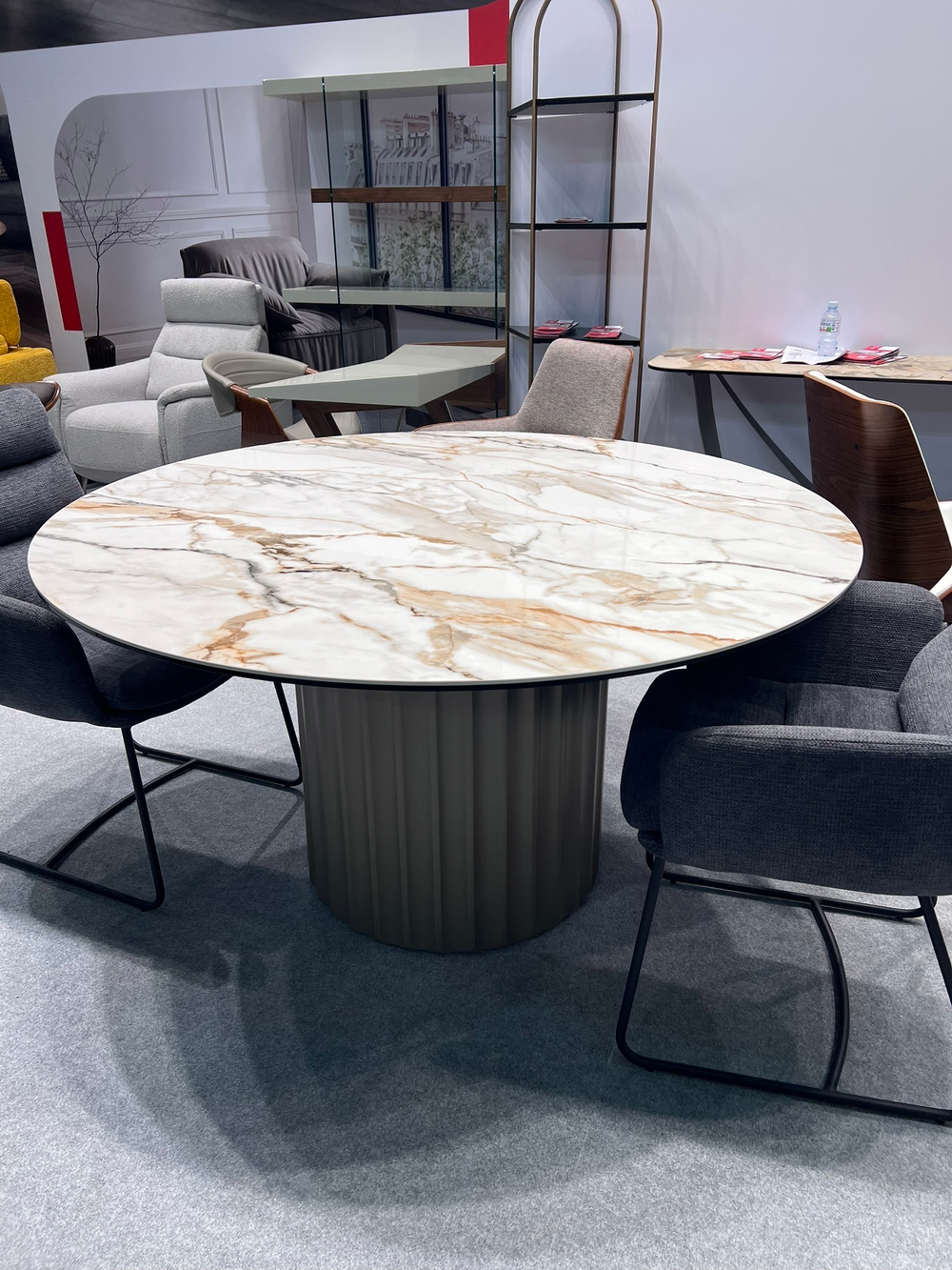 Стол DT2343 (140) белая керамика