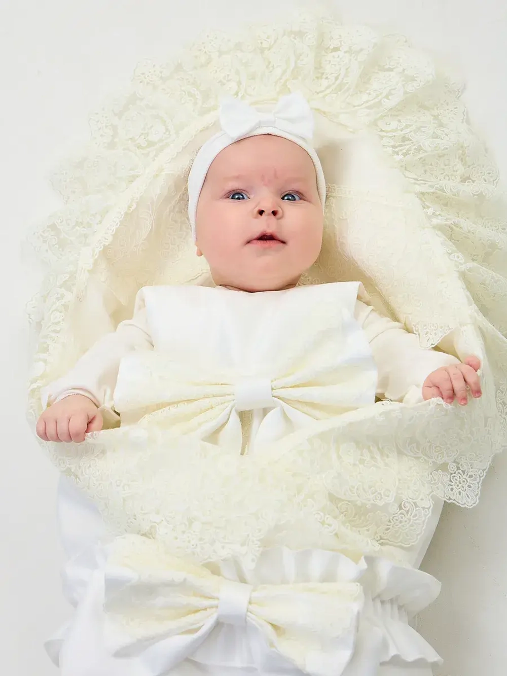 Конверт на выписку с платьем летний