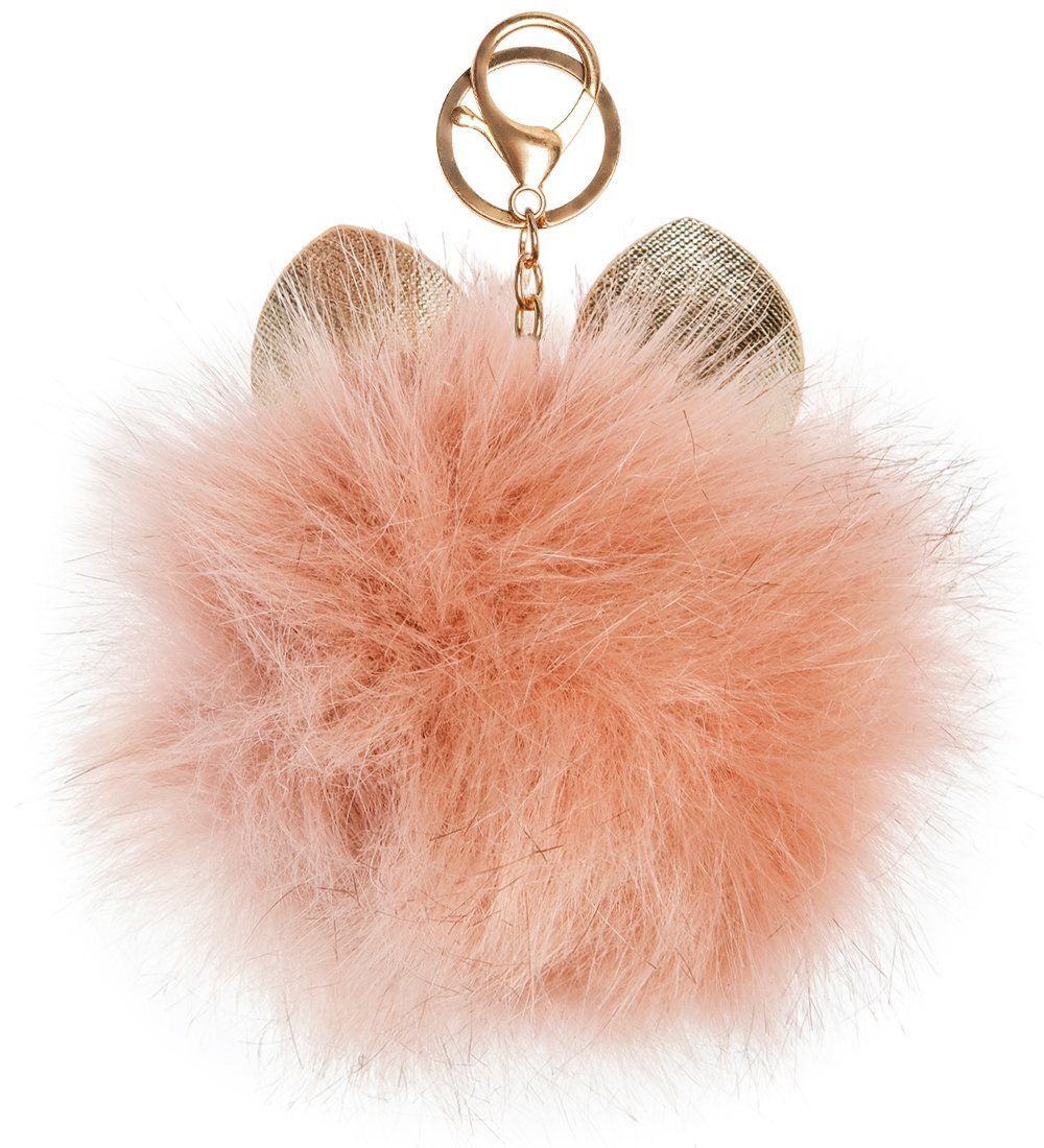 ЯЛ-13-41/13 Брелок «Котенок-пушистик» персиковый