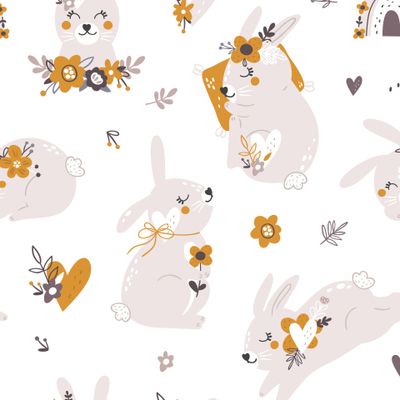 Кроли в цветах