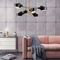 Подвесная люстра Lumina Deco Romina LDP 6037-6 BK+GD