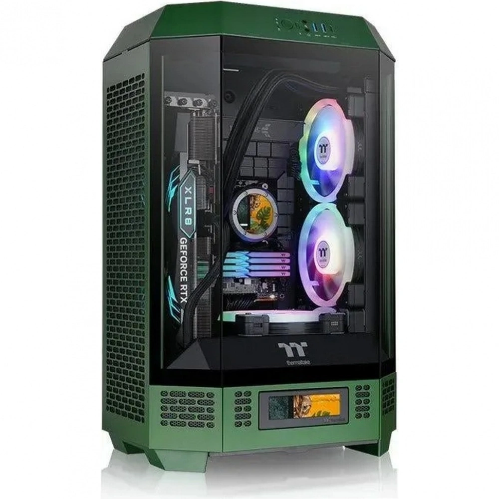 Корпус Thermaltake The Tower 300 Racing Green зеленый (CA-1Y4-00SCWN-00)