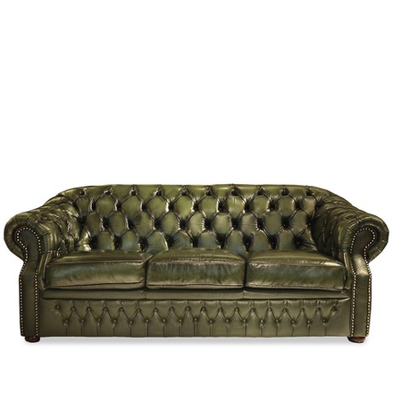 Диван B-128 (3-х местный) зеленый