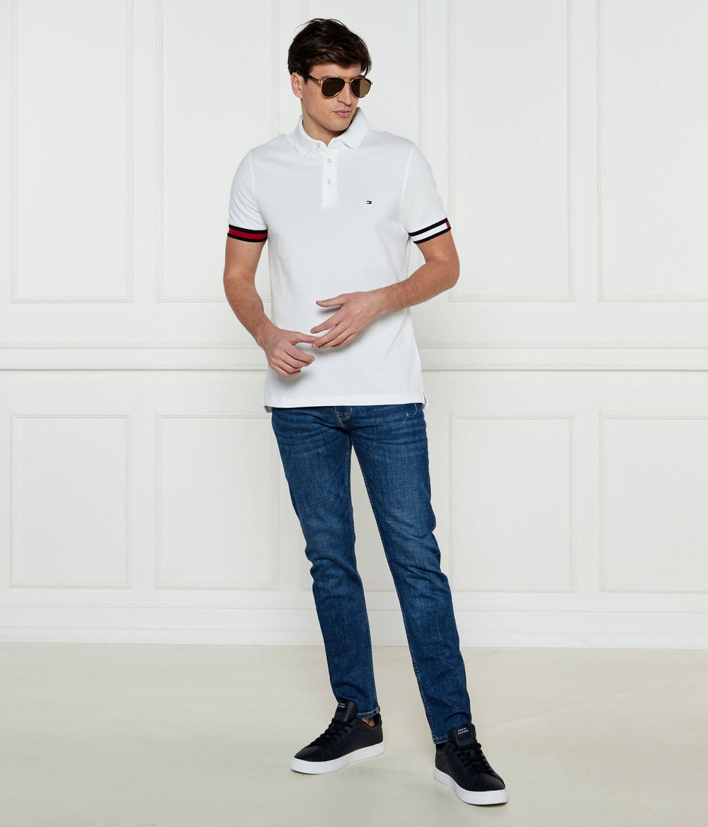 Поло Tommy Hilfiger - белый(MW0MW37518)