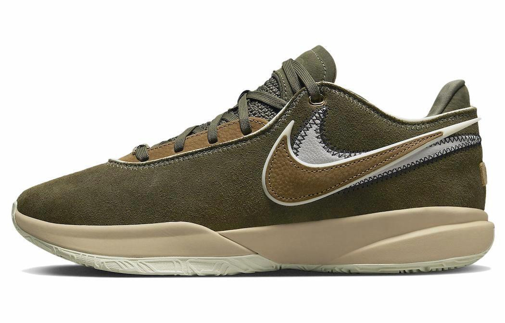 Кроссовки Nike Lebron 20 "Olive Suede"
