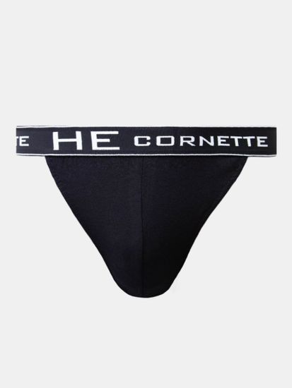 Трусы мужские стринги Cornette High Emotion 502 чёрные