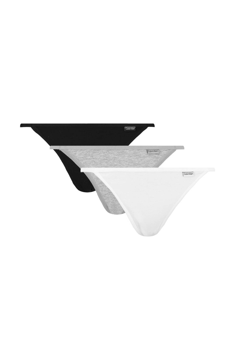 Трусики 3 пары Calvin Klein Underwear - черный(000QD5071E)