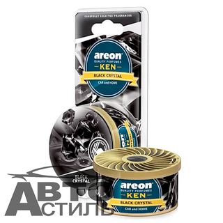 Ароматизатор в банке под сиденье Areon GEL KEN 35гр - Черный кристалл\Black Crystal