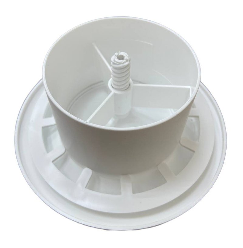 Анемостат вентиляционный 100 мм универсальный из ABS пластика