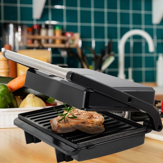 Гриль электрический 900 Вт. Kamille KM 6721 с антипригарным покрытием