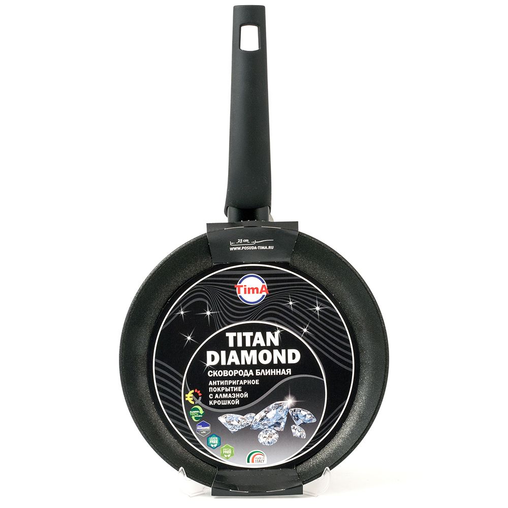 Сковорода блинная TimA Titan Diamond TD-3125 25 см