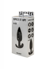 Небольшая пробочка для ношения со смещенным центром тяжести Spice it up Delight Black (Цвет: черный)