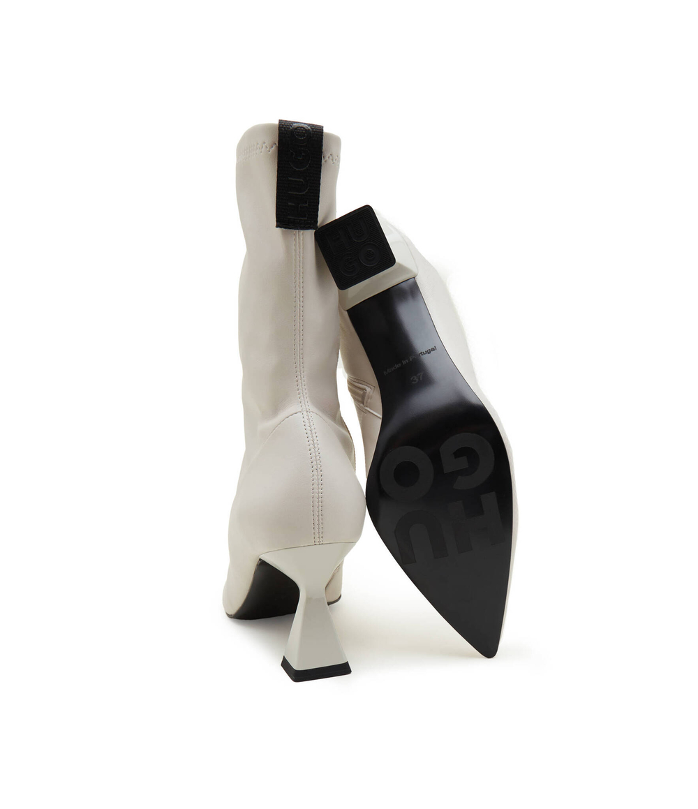 Ботильоны на каблуке rebecca HUGO - экрю(50503804)