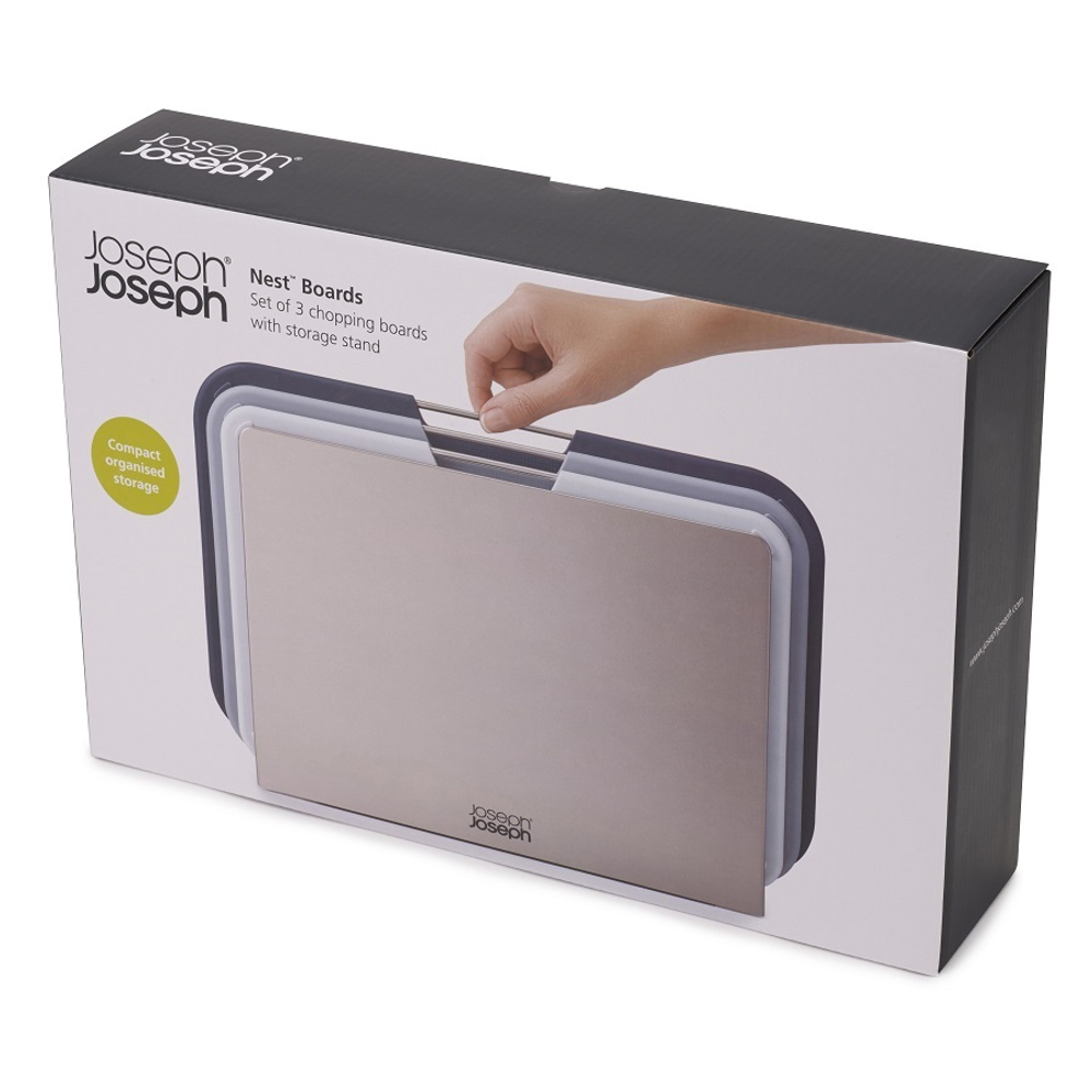 Набор разделочных досок nest regular, серый, 3 шт.