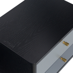 Тумба прикроватная LATITUDE Saga, Hordur, 55х40х50 см, черная