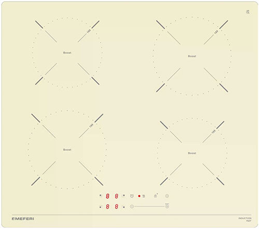 Электрическая варочная панель Meferi MIH604BG POWER