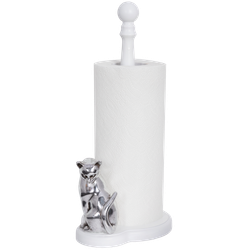 Держатель для полотенец Кошка Грация Сильвер