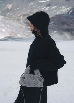 POLENE СУМКА NUMERO NEUF MINI, СЕРЫЙ