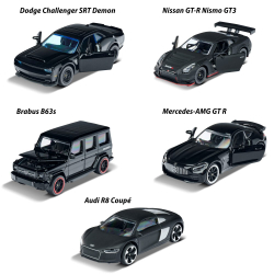 Majorette - Black Edition 5-pack набор автомобилей 2053174 / артикул   2053174  / GTIN 3467452061572