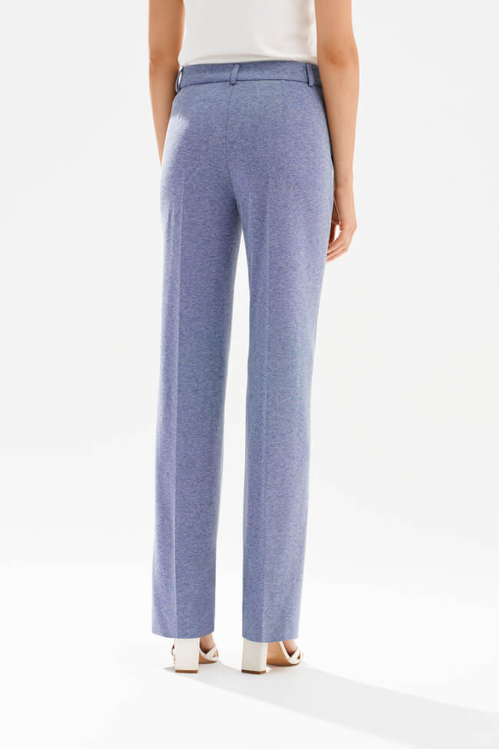 31238 Брюки женские (синий меланж)