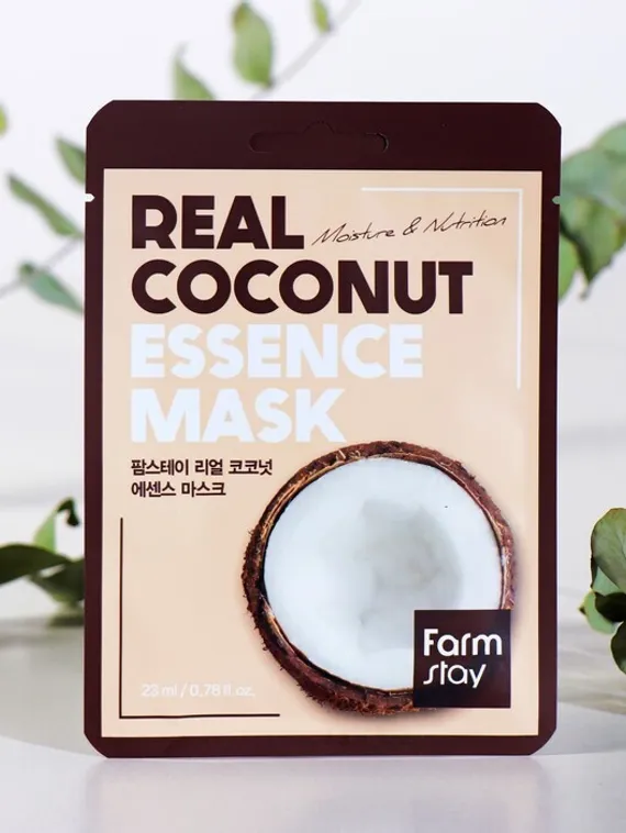 Тканевая маска для лица FarmStay, с экстрактом кокоса, 23 мл