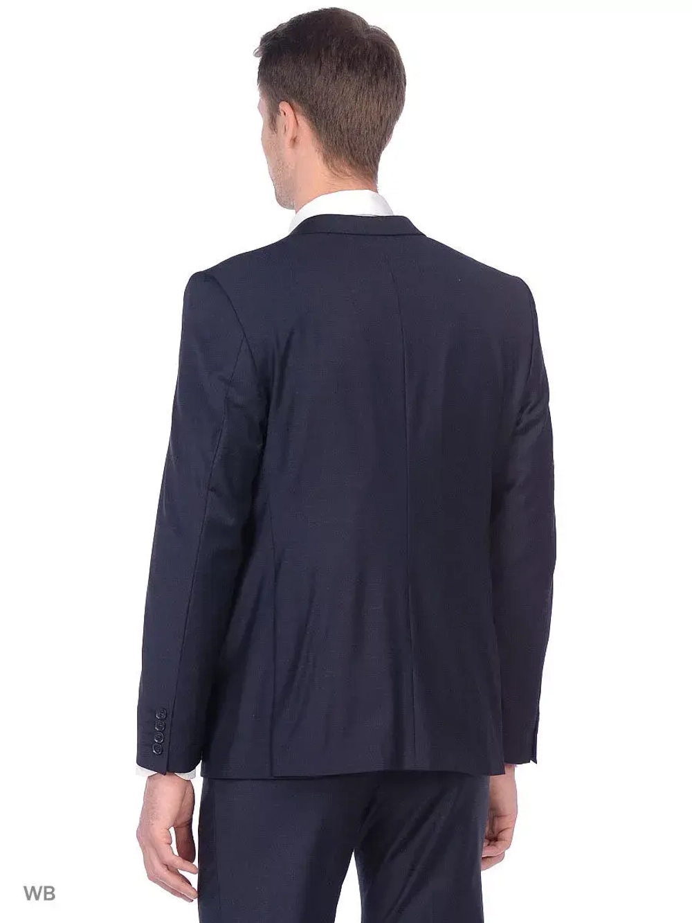 Пиджак классический слим-фит в офис школу