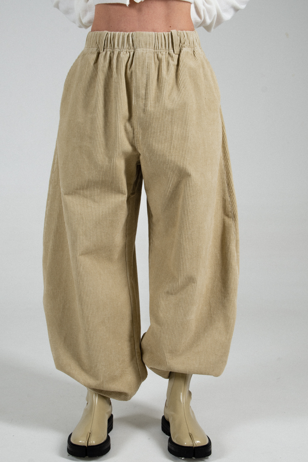 Брюки вельвет о-силуэта