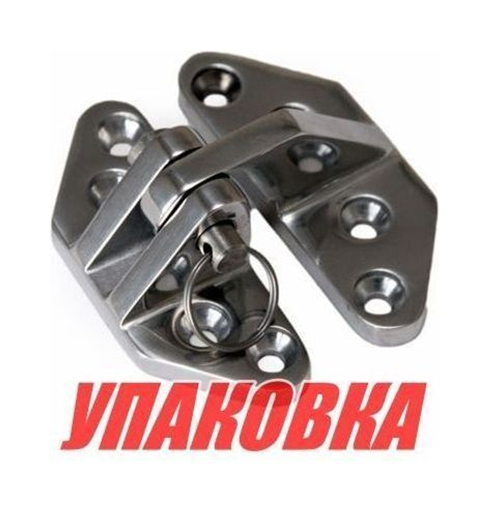 Петля для крышки люка 75х65 мм, нержавеющая (упаковка из 10 шт.)