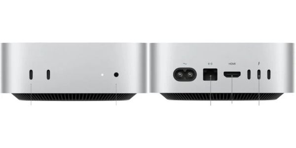 Настольный компьютер Apple Mac mini 2024 MU9E3LL/A (M4 10-Core, GPU 10-core, 16 ГБ, 512 ГБ) Серебристый | Silver