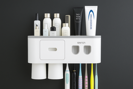 Зубные щётки валяются где попало? Органайзер соберёт всё в одном месте