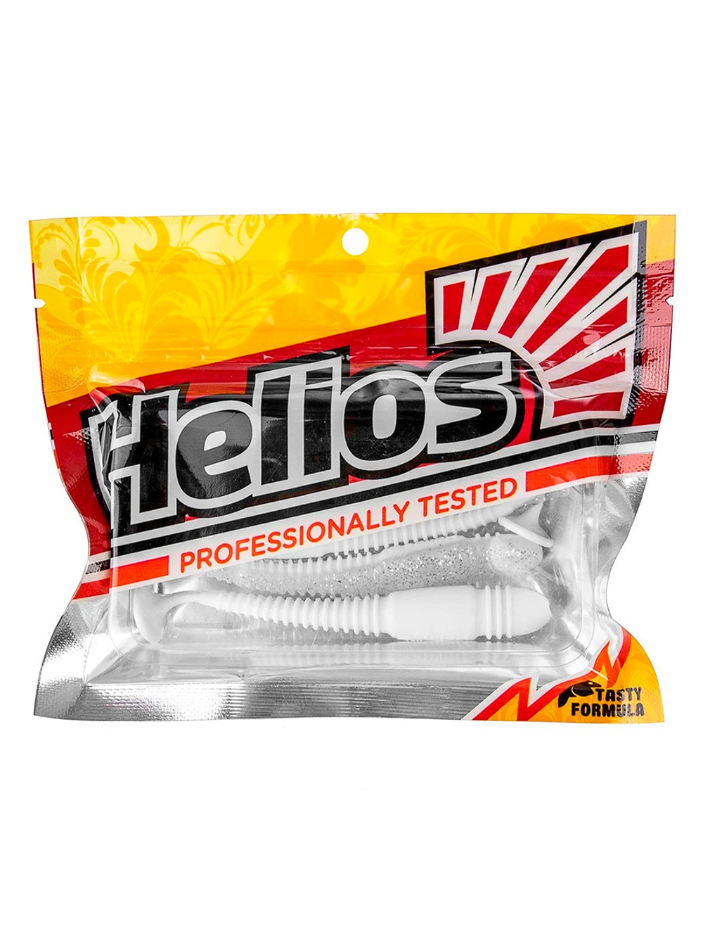 Виброхвост Helios Minoga 3,75"/9.5 см Golden Lime 5шт. (HS-17-048)