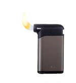 Зажигалка трубочная с тампером Colibri Pacific, оружейная сталь-черный