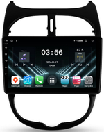 Магнитола для Peugeot 206 1998-2012 - FarCar DX778M монитор 9" IPS на Android 13, 4+64Гб, CarPlay