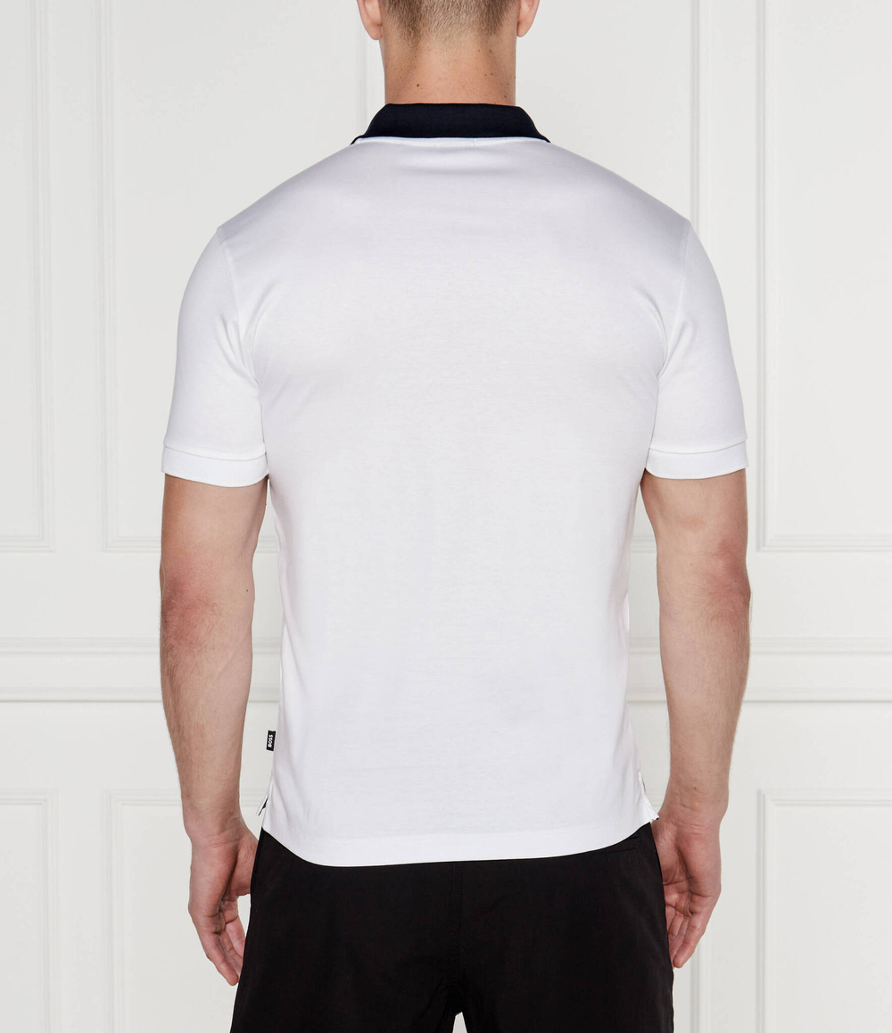 Поло H-Phillipson BOSS BLACK - белый(50521127)