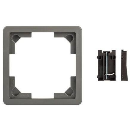 Люк 18-7001-03 комплект для установки люка IP66 в фальш-пол (рамка+монтаж. лапки) сер. Эра Б0063310