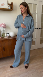 Брюки из муслина для беременных, Грозовое небо