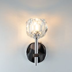 Бра Boule De Cristal Single Sconce Chrome By Imperiumloft