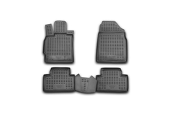 Коврики в салон для MAZDA CX-7 (I), 2007-2009, 4 шт. (полиуретан, серые) NLC.33.12.211K