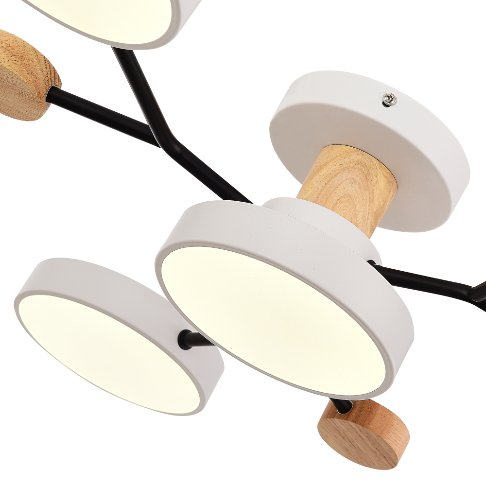 SLE6006-502-04 Светильник потолочный Белый/Белый LED 4*12W 3000K/4500K/6000K